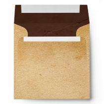 Tan and Brown Aged Paper Look Envelope for 5x7's
