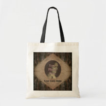 Tan and Brown Knit Bag