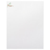 Tan Angel Dog With Green Wings letterhead