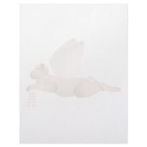 Tan Angel Dog With Orange Wings letterhead