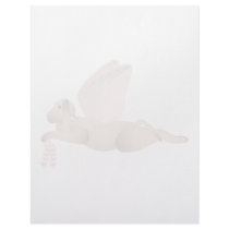 Tan Angel Dog With Pink Wings letterhead