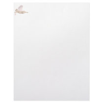 Tan Angel Dog With Pink Wings letterhead