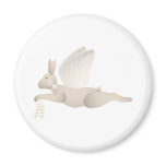 Tan Angel Rabbit With Orange Wings