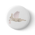Tan Angel Rabbit With Pink Wings