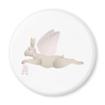 Tan Angel Rabbit With Pink Wings