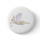 Tan Angel Rabbit With Purple Wings