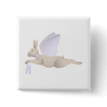 Tan Angel Rabbit With Purple Wings