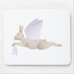 Tan Angel Rabbit With Purple Wings