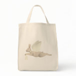 Tan Angel Rabbit With Yellow Wings