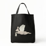 Tan Angel Rabbit With Yellow Wings
