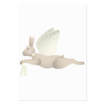 Tan Angel Rabbit With Yellow Wings