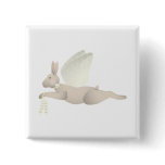 Tan Angel Rabbit With Yellow Wings