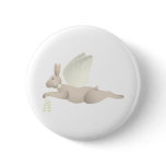 Tan Angel Rabbit With Yellow Wings