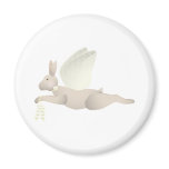 Tan Angel Rabbit With Yellow Wings