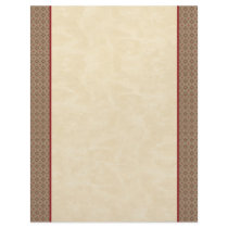 Tan Border Design Letterhead by StarStock Tan Border Design Letterhead