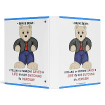 Tan Brave Bear Binder by starhorsepax Tan Brave Bear Binder