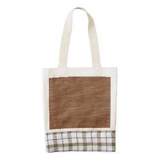 Tan Brown Natural Oak Wood Grain Look Zazzle HEART Tote Bag