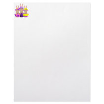 Tan Bunny Easter Eggs letterhead