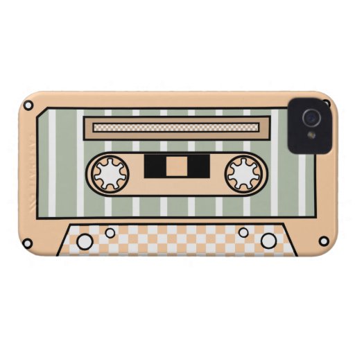Tan Cassette Tape Case-Mate iPhone 4 Case