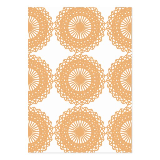 Tan Color Lace Pattern. Business Cards (front side)