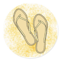 Tan Flip Flop sticker by jmagnum Tan Flip Flop sticker