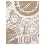 Tan Grunge Circles: Vector Art: Personalized Letterhead