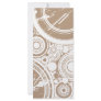 Tan Grunge Circles: Vector Art: Rack Card