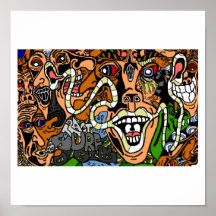Tan muchas caras poster
