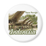 Tana Toraja Indonesia Souvenir Fridge Magnet