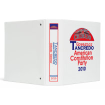 TANCREDO 2010 Avery Binder