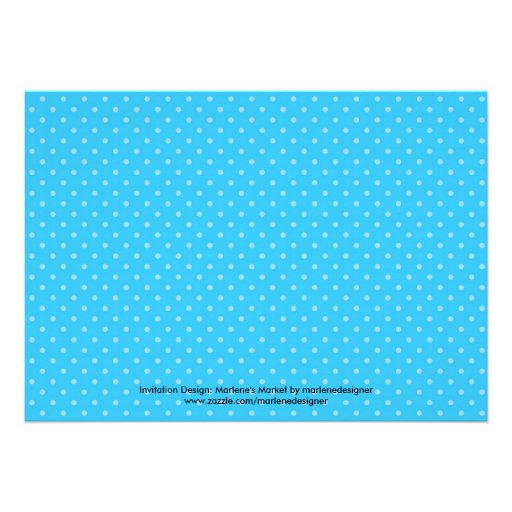 Tandem Bicycle Boy Baby Shower Invitation