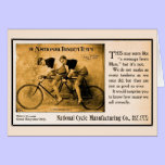 Tandem bicycle history US. national team vintage cards