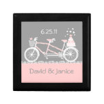 Tandem Bicycle Wedding Gift Box