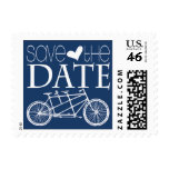 Tandem Bicycles | Save the Date Postage Stamps
