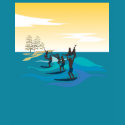 Tandem Surfing Exhibition t-shirts