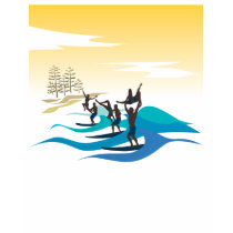 Tandem Surfing Exhibition t-shirts by nalushop Tandem Surfing Exhibition t-shirts