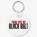 Tang Soo Do Black Belt Karate keychains