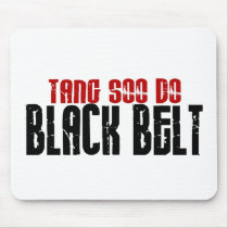 Tang Soo Do Black Belt Karate Mousepad
