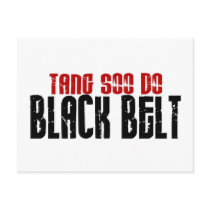 Tang Soo Do Black Belt Karate Post Card