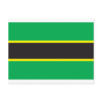 Tanganyika Flag (1962) postcards by FlagTshirts Tanganyika Flag (1962) postcards