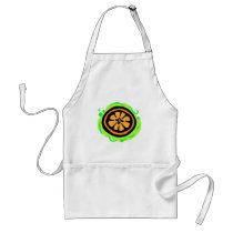 Tangerine aprons by Edibility Tangerine aprons