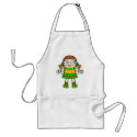 tangerine baby aprons