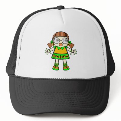 tangerine baby mesh hats by VioDeSign