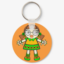 tangerine baby keychains by VioDeSign tangerine baby keychains