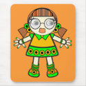 tangerine baby mousepads by VioDeSign tangerine baby mousepads