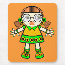 tangerine baby mousepads by VioDeSign tangerine baby mousepads