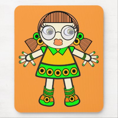 tangerine baby mousepad by VioDeSign