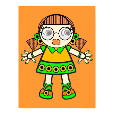 tangerine baby print by VioDeSign
