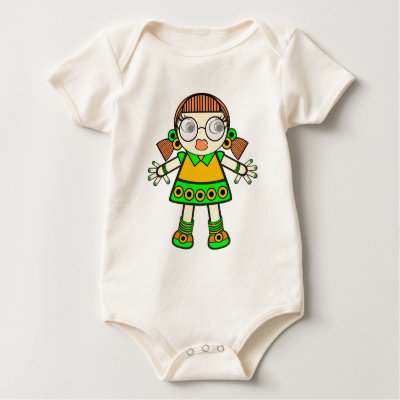 tangerine baby t-shirt by VioDeSign
