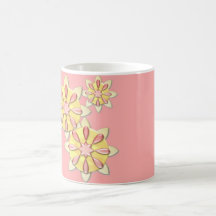 Tangerine Blooms Mug